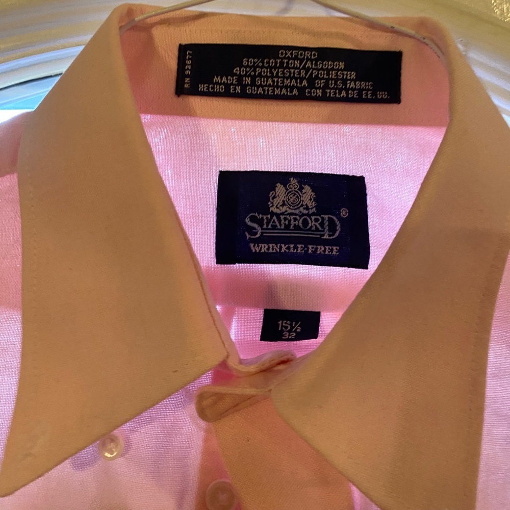 Boys Stafford dress shirt sz 15 1/2 x 32
